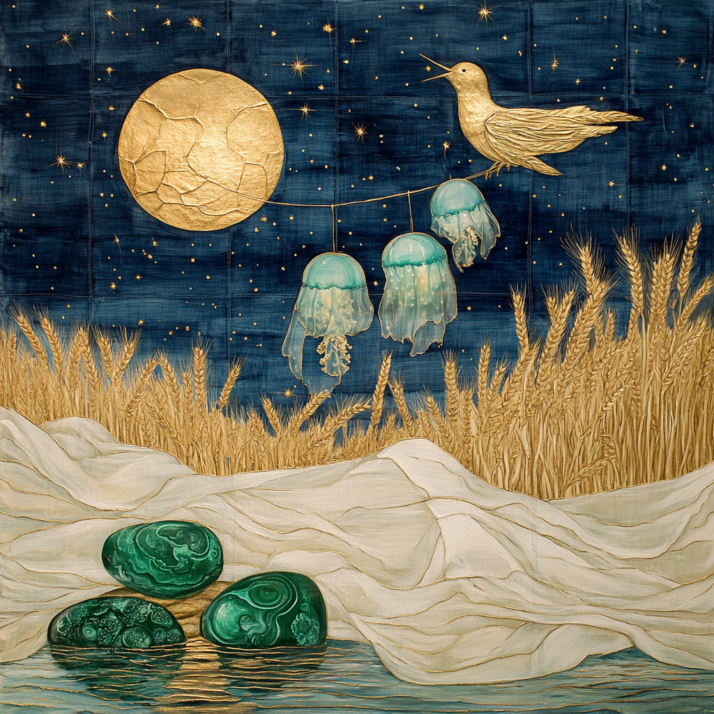 Celestial Clock Sleeping in the Obsidian Sea