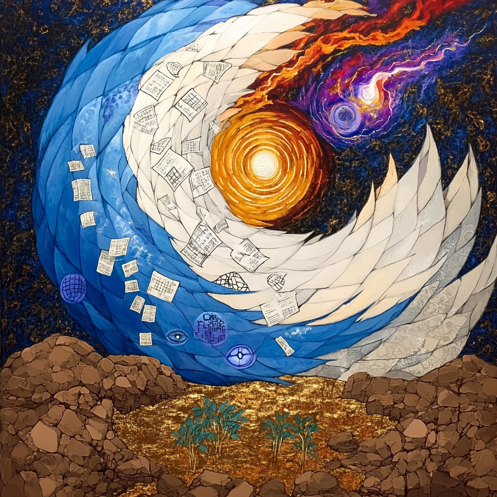 旋回する雷鳴の高み